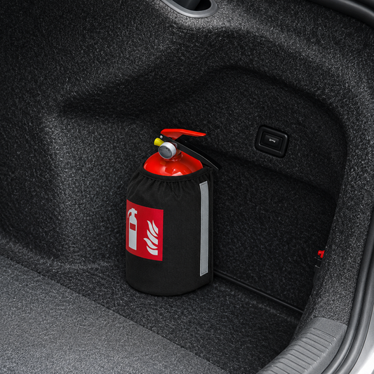Feuerlöscher Tasche 1kg für Auto – KFZ Halterung mit Klettbefestigung