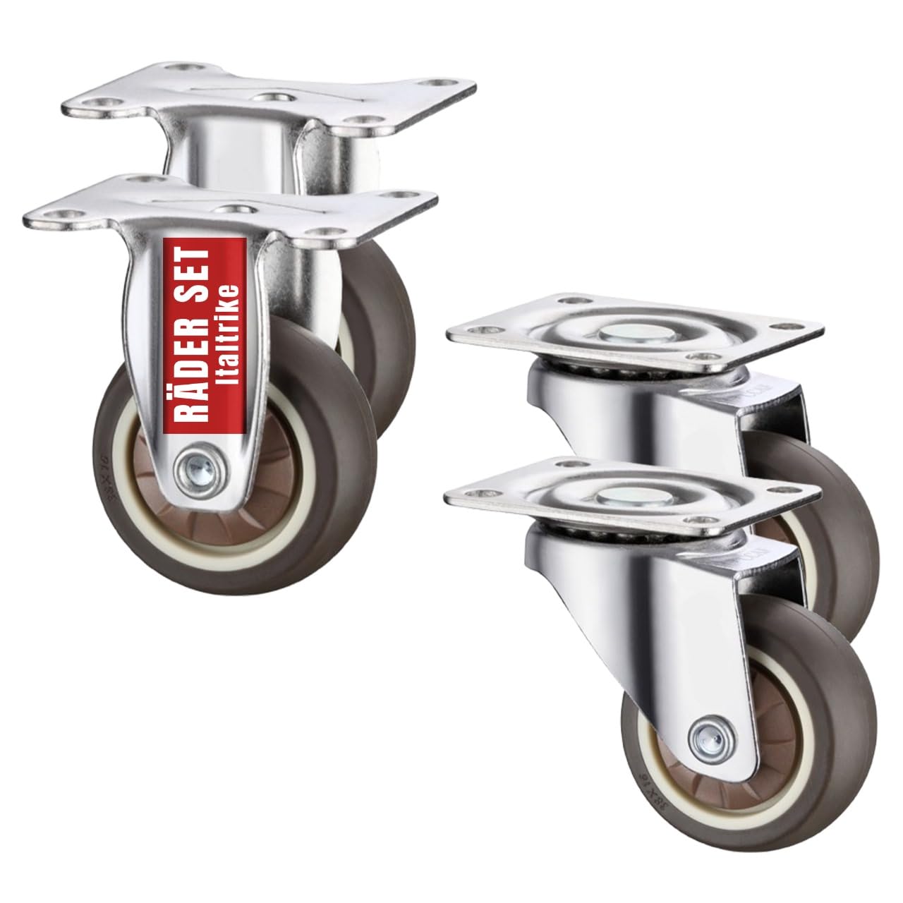 Replacement Wheels for Italtrike Ride-on Car, Set of 4 – Robust, Quiet Wheels