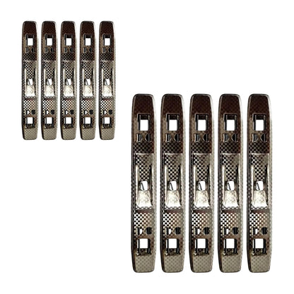 Tippniederhalter 10er Set – Metall Dokumentenhalter