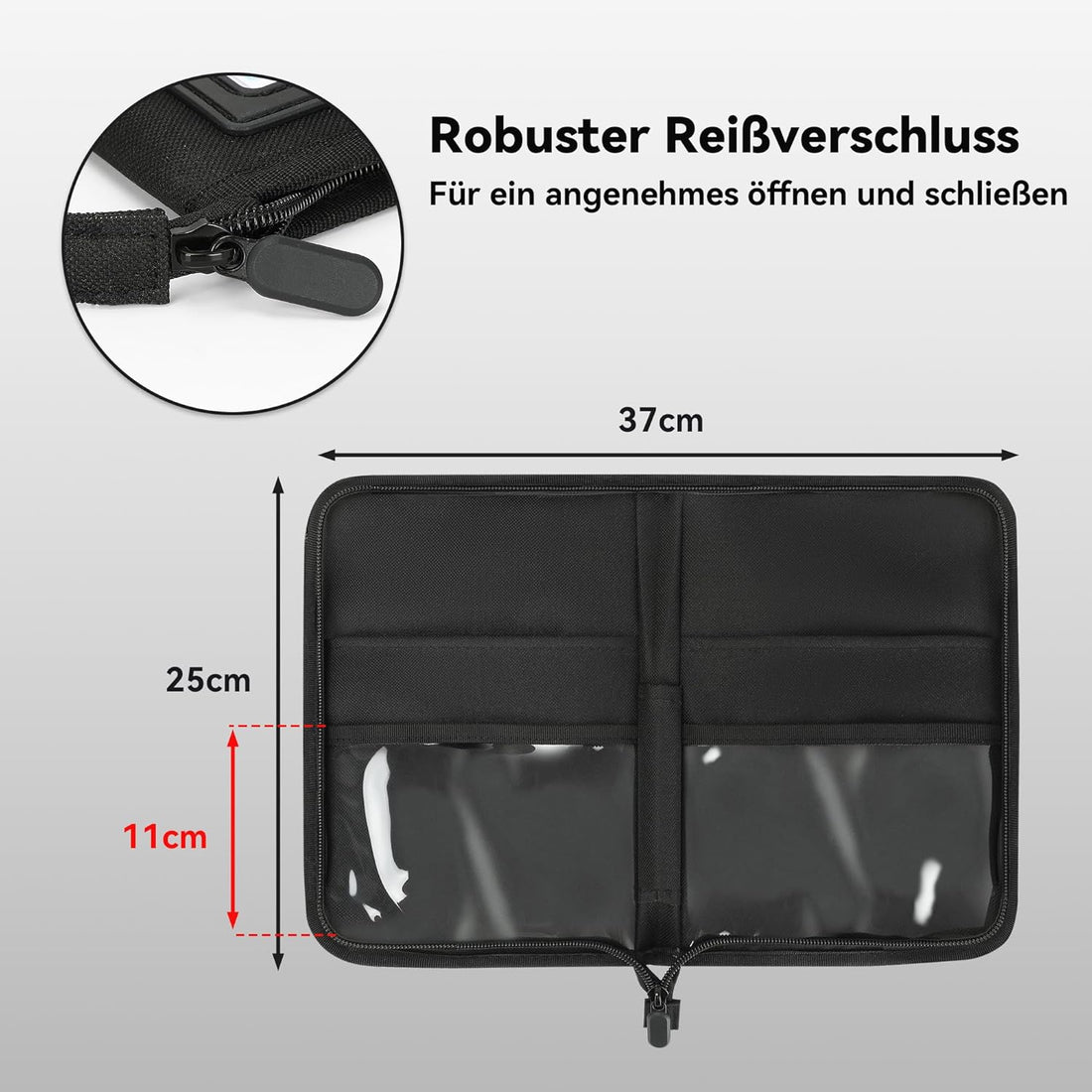 A5 Vehicle Folder – Car Glove Compartment Organizer with 4 Pockets