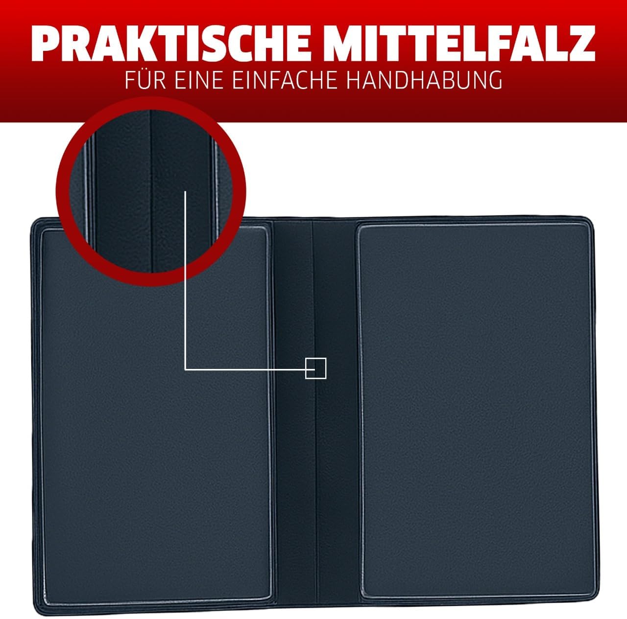 Vehicle Document Holders 10 Pieces Black – 2-Pocket Car Paper Folder & On-Board Folder