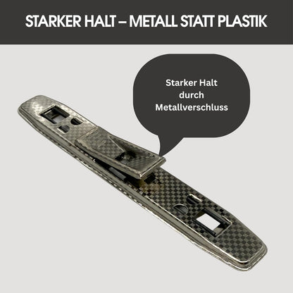 Tippniederhalter 10er Set – Metall Dokumentenhalter