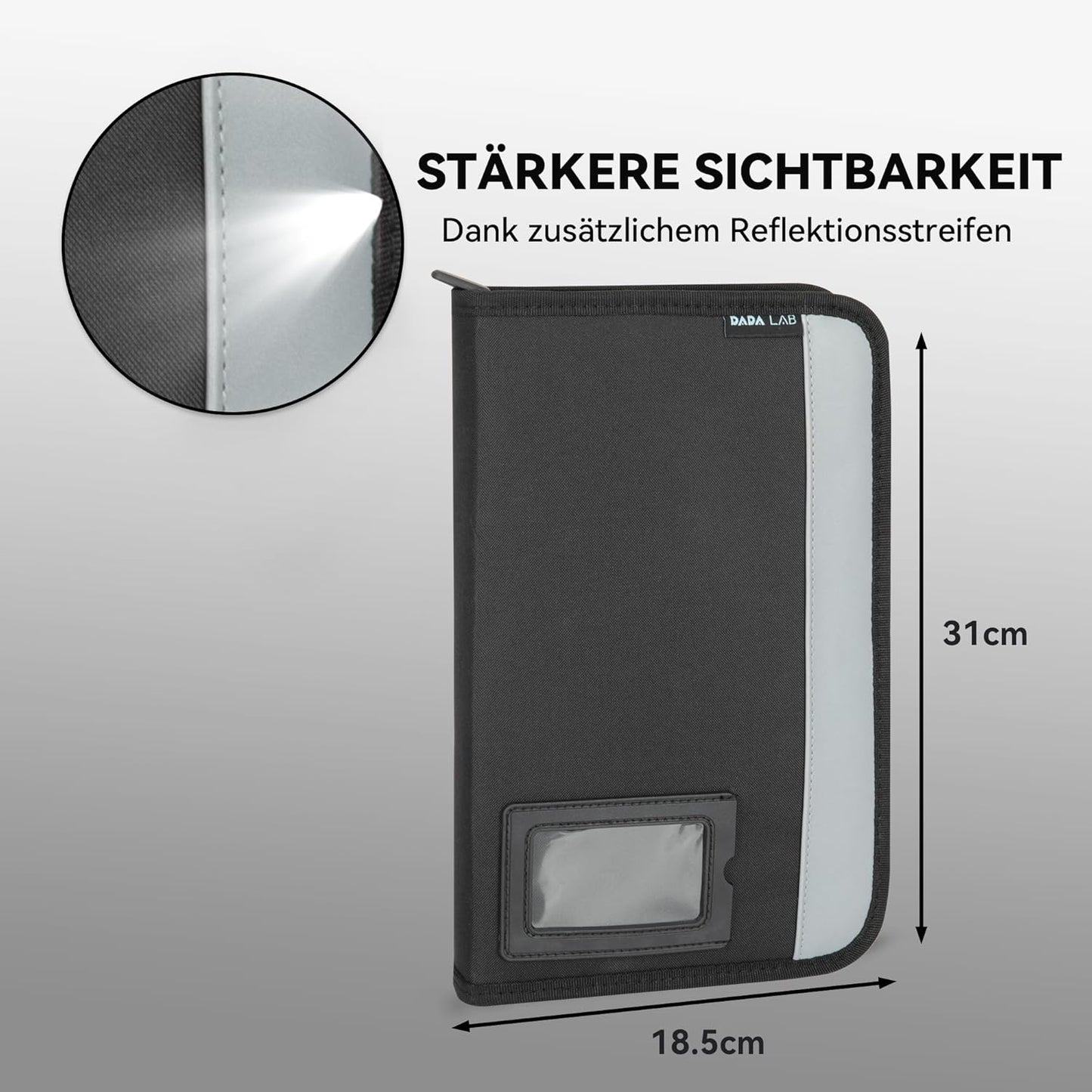 Schlüsselmappe für 20 Schlüssel – Schlüssel Organizer mit Klickverschluss