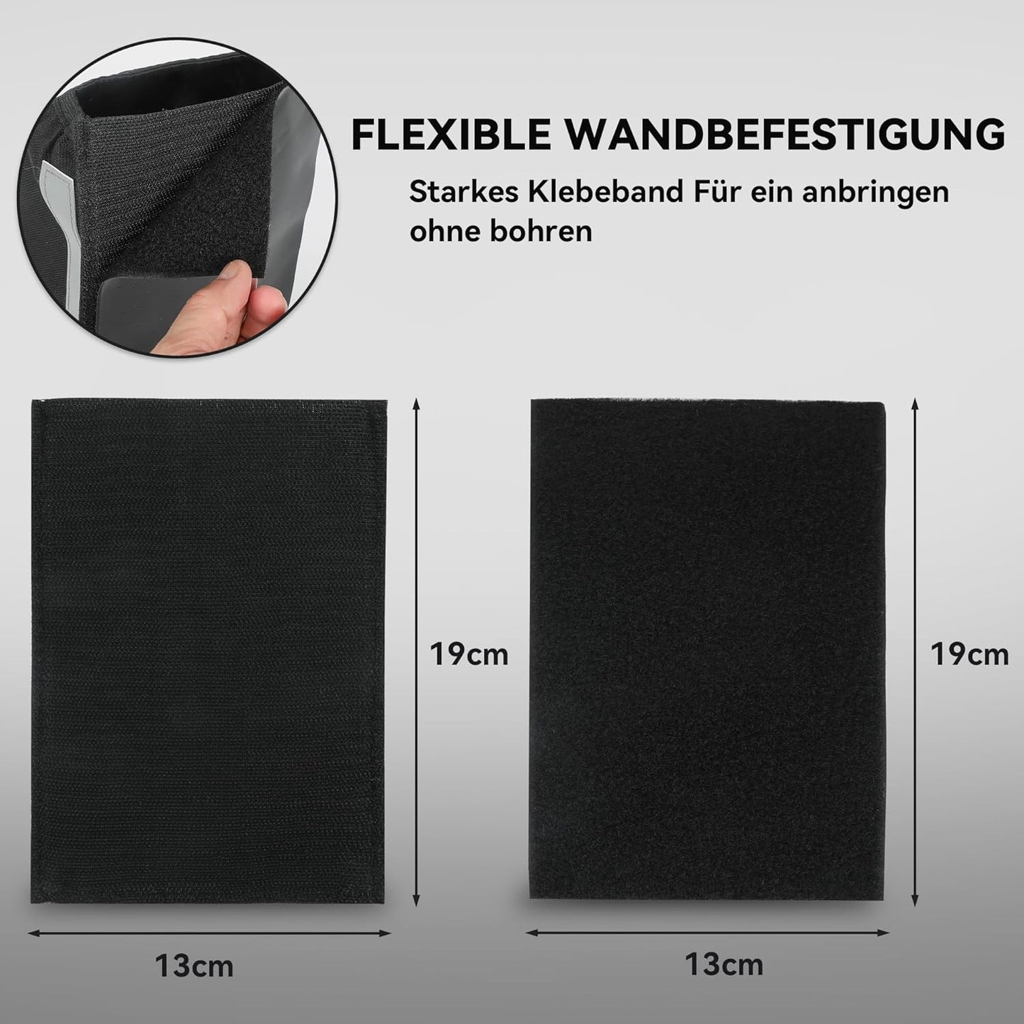 Feuerlöscher Tasche 1kg für Auto – KFZ Halterung mit Klettbefestigung
