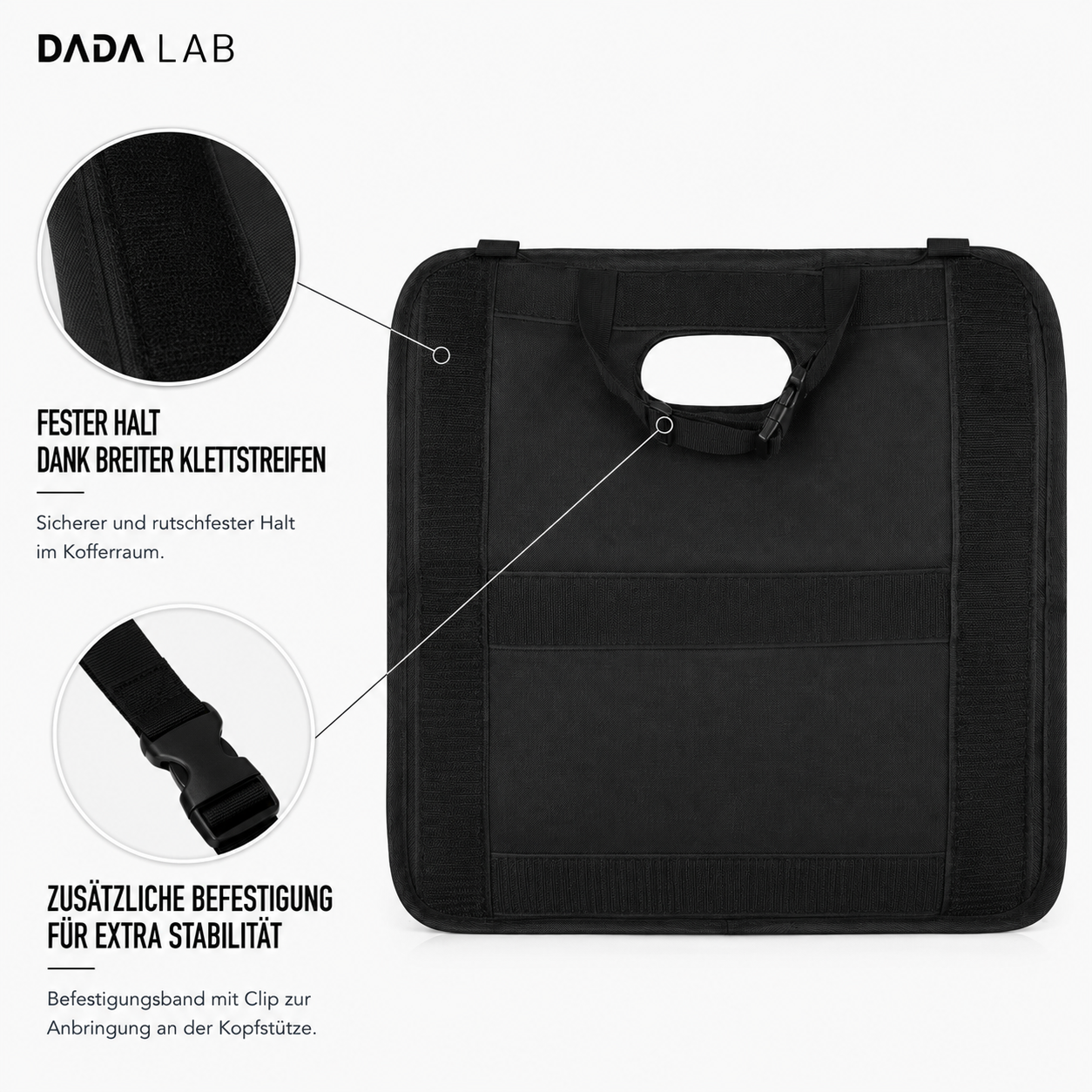 DADA LAB Ladekabel Organizer Detailansicht