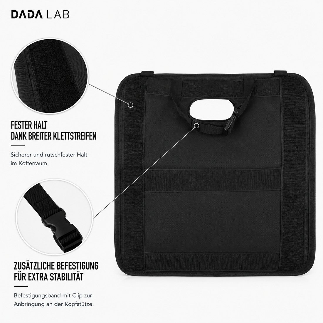 DADA LAB Ladekabel Organizer Detailansicht
