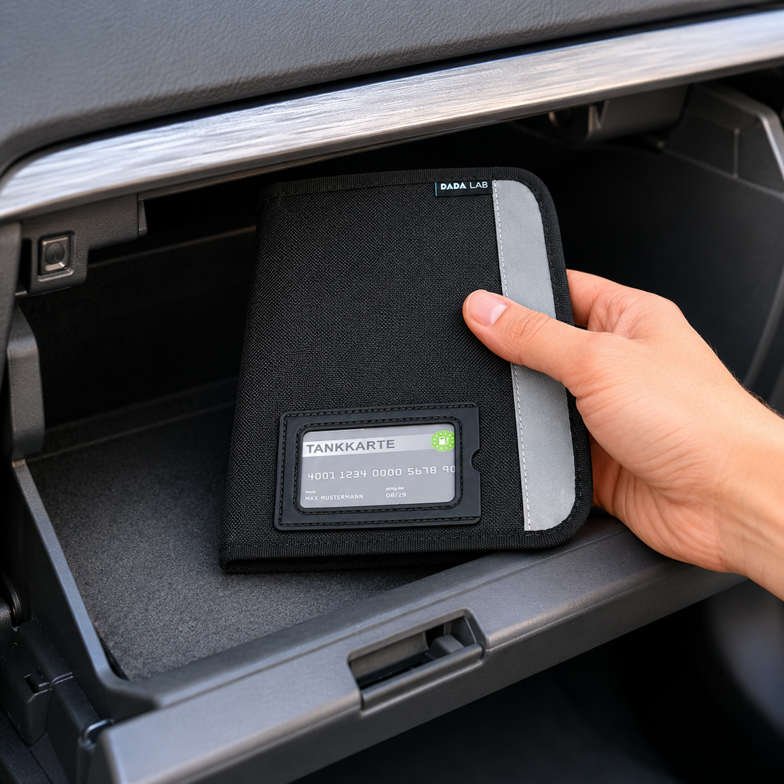 A5 Vehicle Folder – Car Glove Compartment Organizer with 4 Pockets
