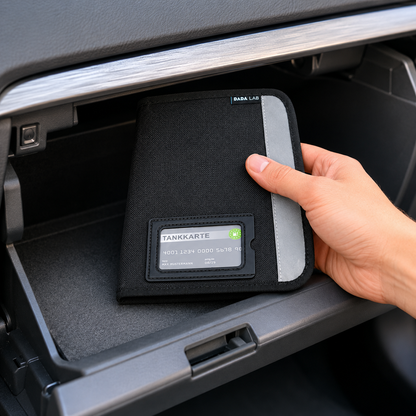 Fahrzeugmappe A5 – Handschuhfach Organizer Auto mit 4 Fächern