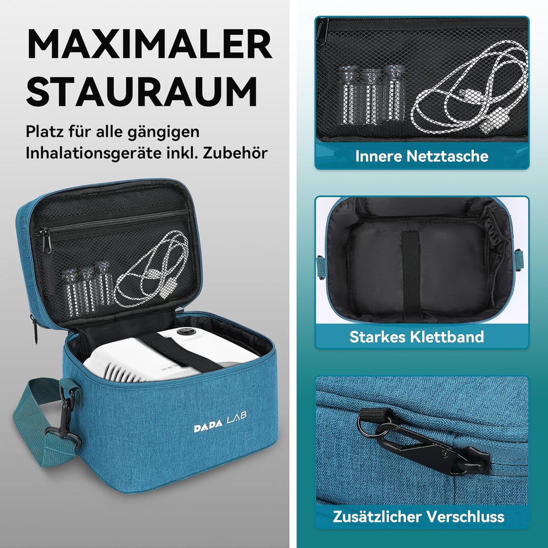 Medication Bag for Inhalation Devices – Water-Repellent Bag