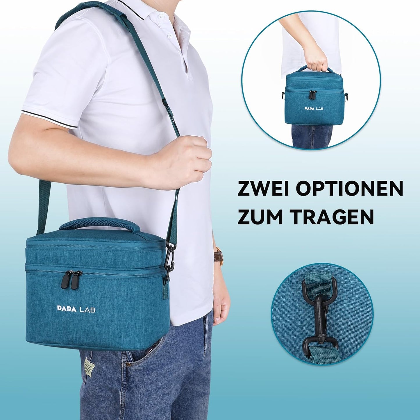 Medikamententasche für Inhalationsgeräte – Wasserabweisende Tasche