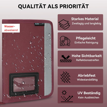 Fahrzeugmappe A5 – Handschuhfach Organizer Auto mit 4 Fächern