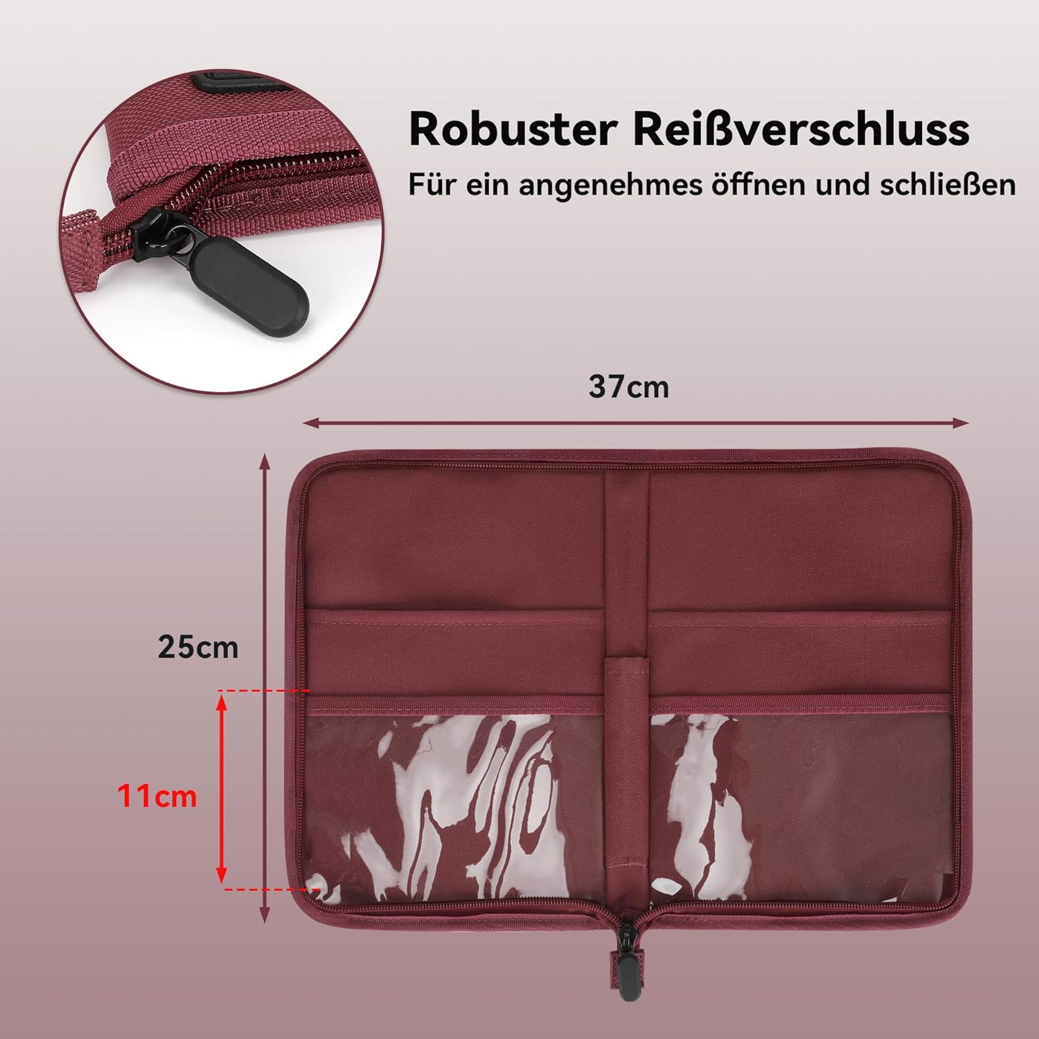 A5 Vehicle Folder – Car Glove Compartment Organizer with 4 Pockets